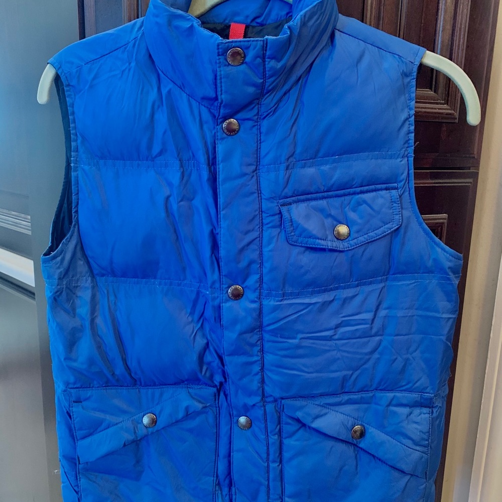 Lands end Boys quilted down vest